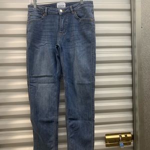 DU/ER Womens Denim Mid Rise Skinny Fit Stretch Blue Jeans Pants Size 28x27